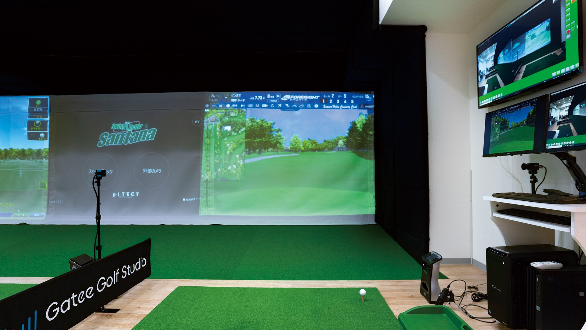 千代田区でゴルフスクールならGatee Golf Studio | 室内空間